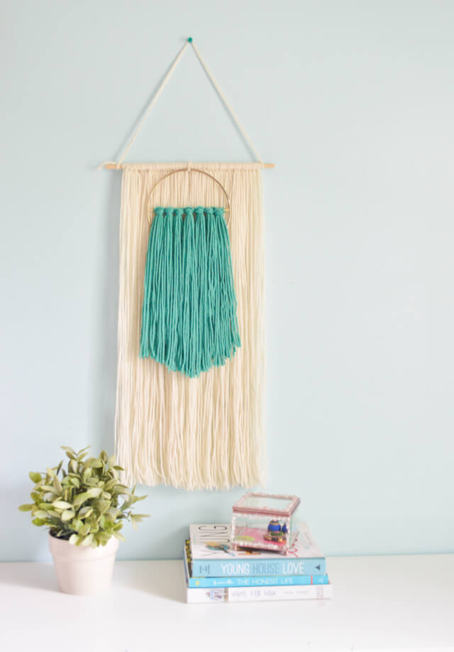 Easy Fiber Art Wall Hanging Home Made By Carmona