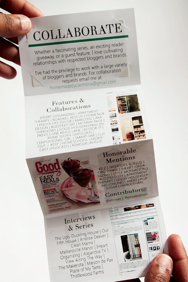 Accordionstylebusinesscard3 Home Made By Carmona