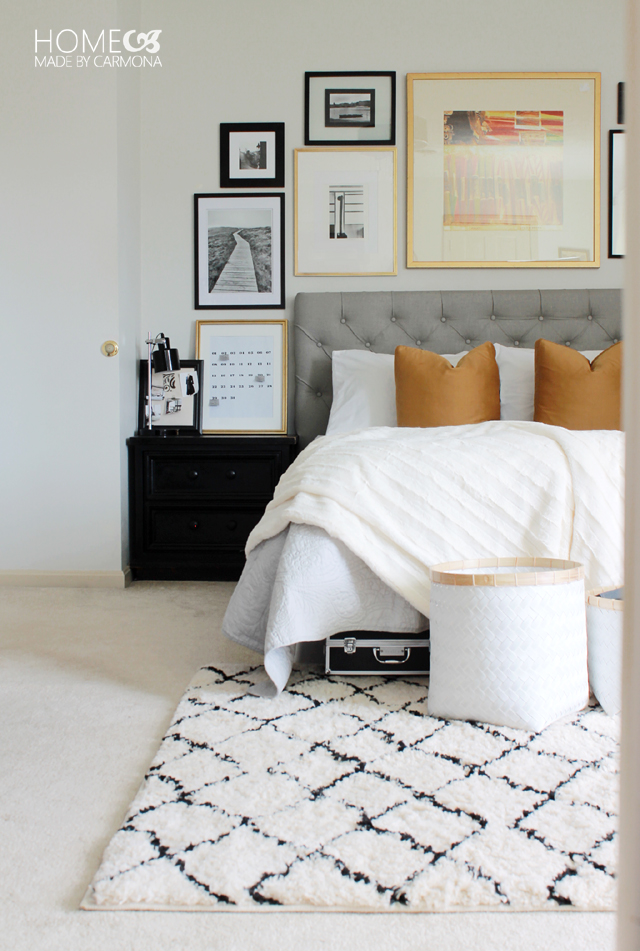 Grey and Gold Master Bedroom Home Made By Carmona