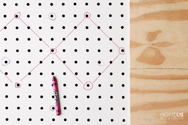 Pegboard Template Home Made By Carmona
