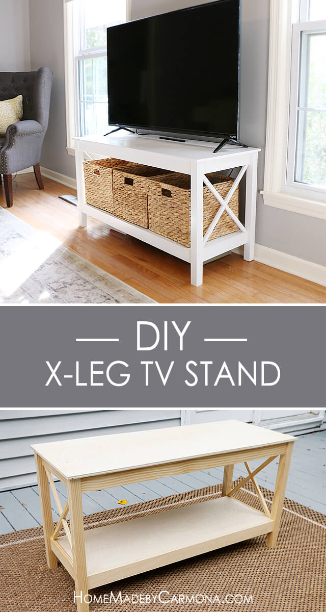 DIY XLeg TV Stand Home Made By Carmona
