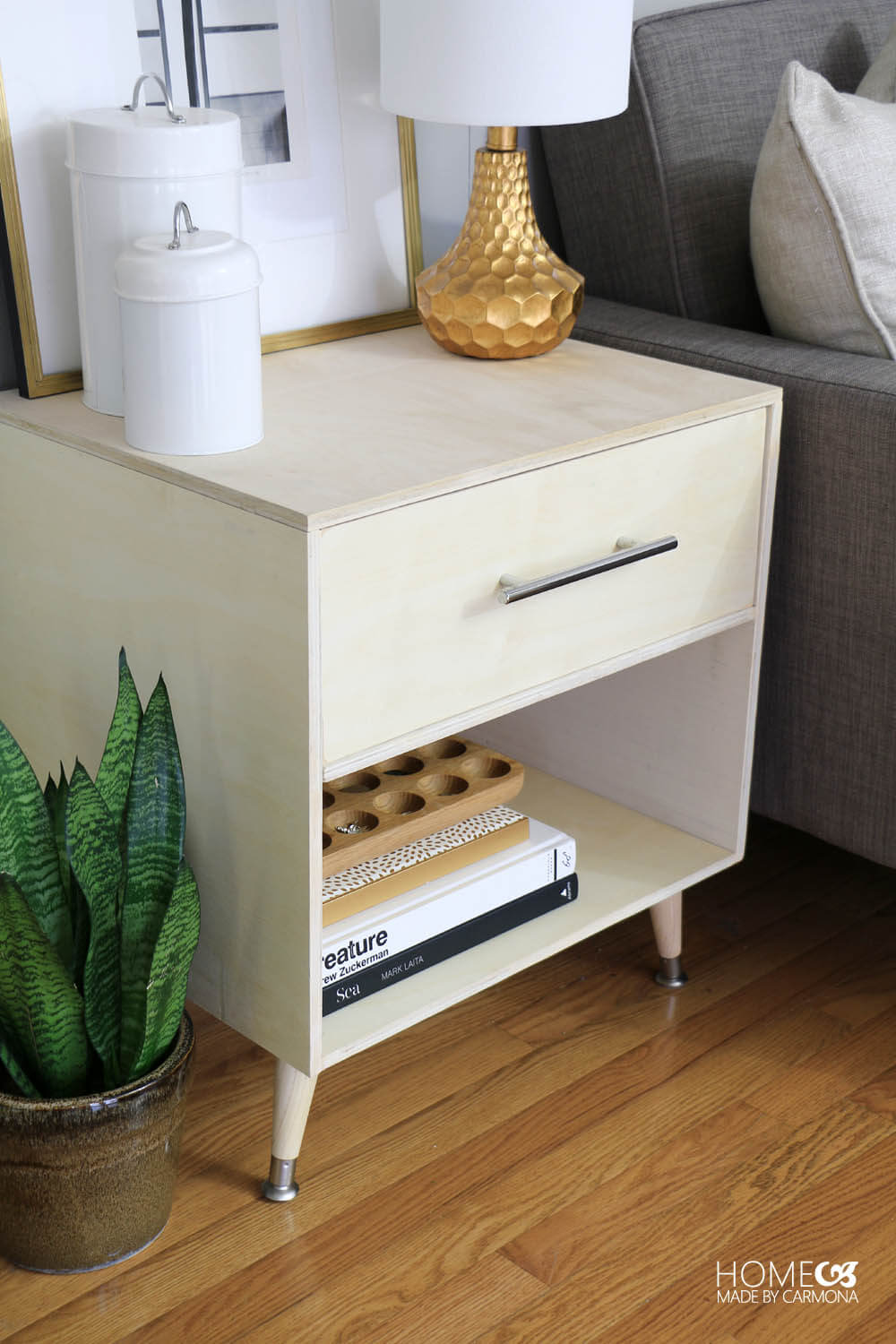 Diy Mid Century Modern Side Table Free Build Plans Home Made