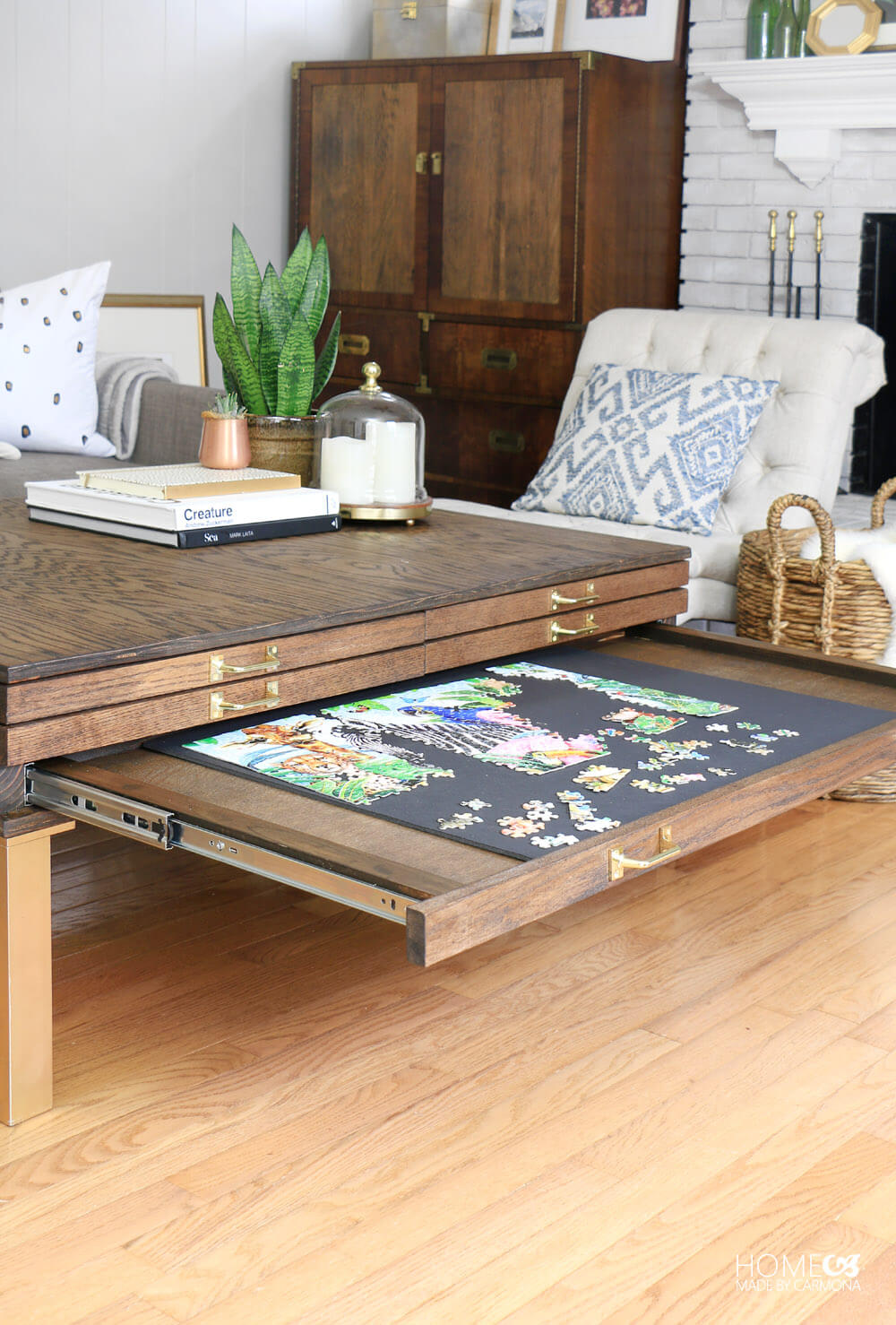 Diy Coffee Table With Pullouts Home Made By Carmona