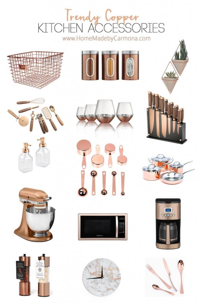 Trendy Copper Kitchen Accessories Home Made By Carmona