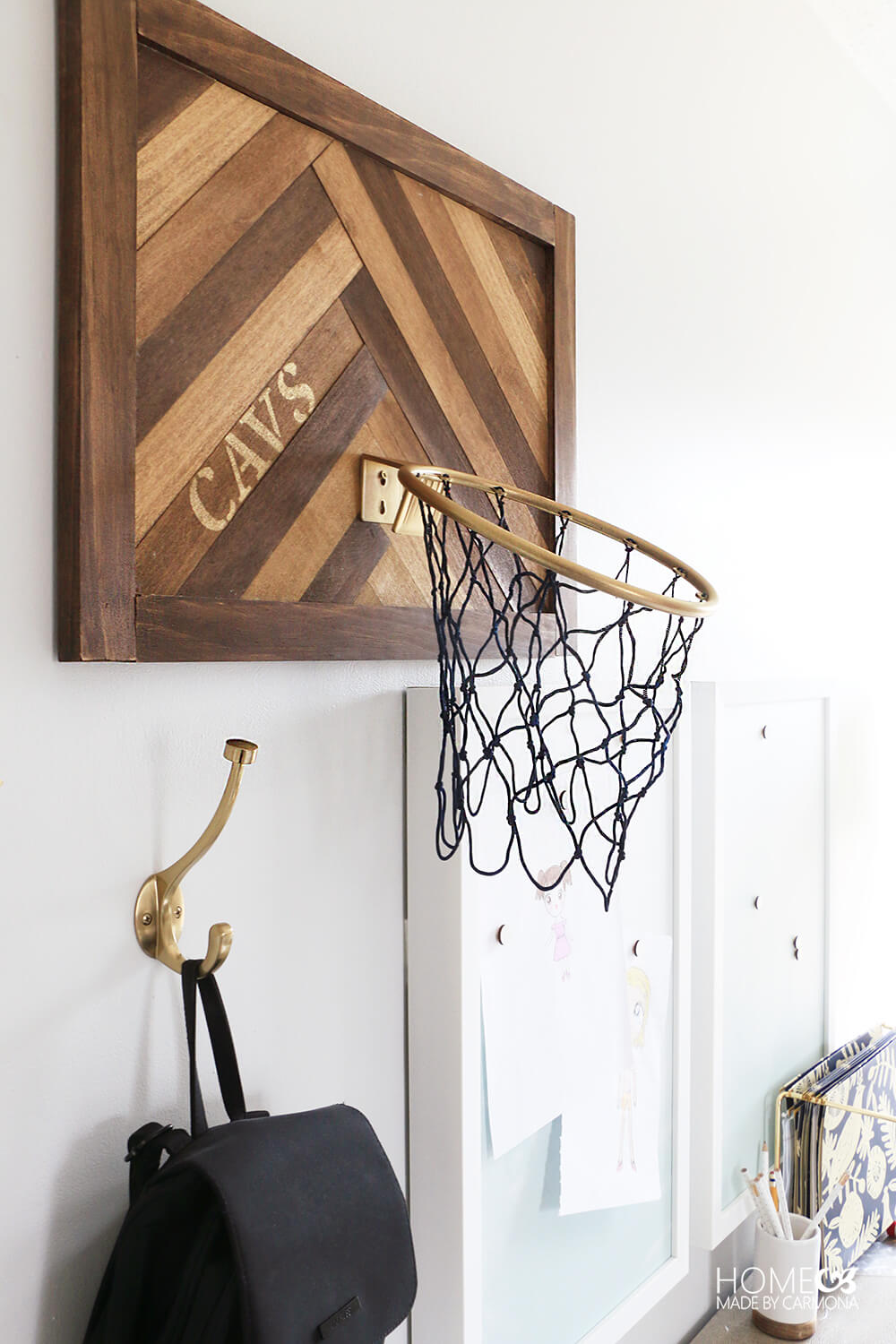 Basketball Hoop Wall Decor Home Made By Carmona