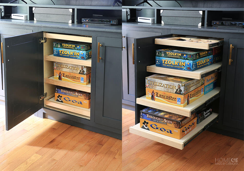 game room pullouts