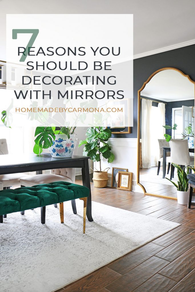 Mirrors as decor