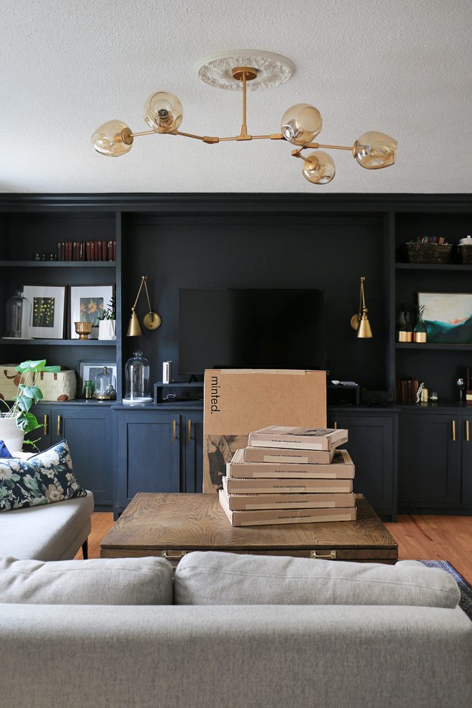Boxes with art
