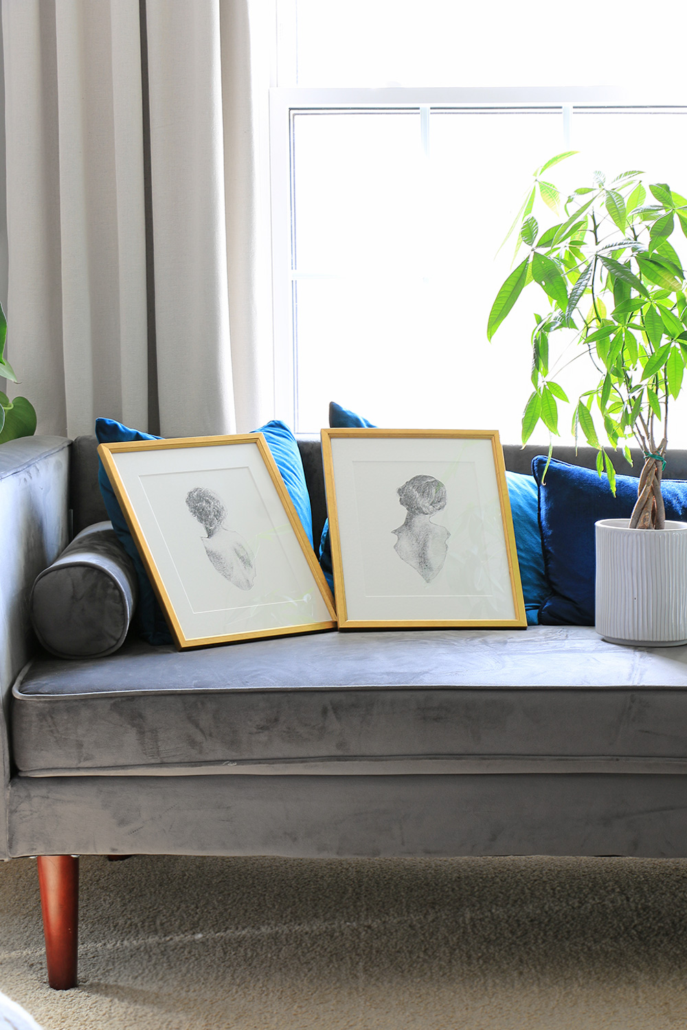 Framedartoncouch Home Made By Carmona