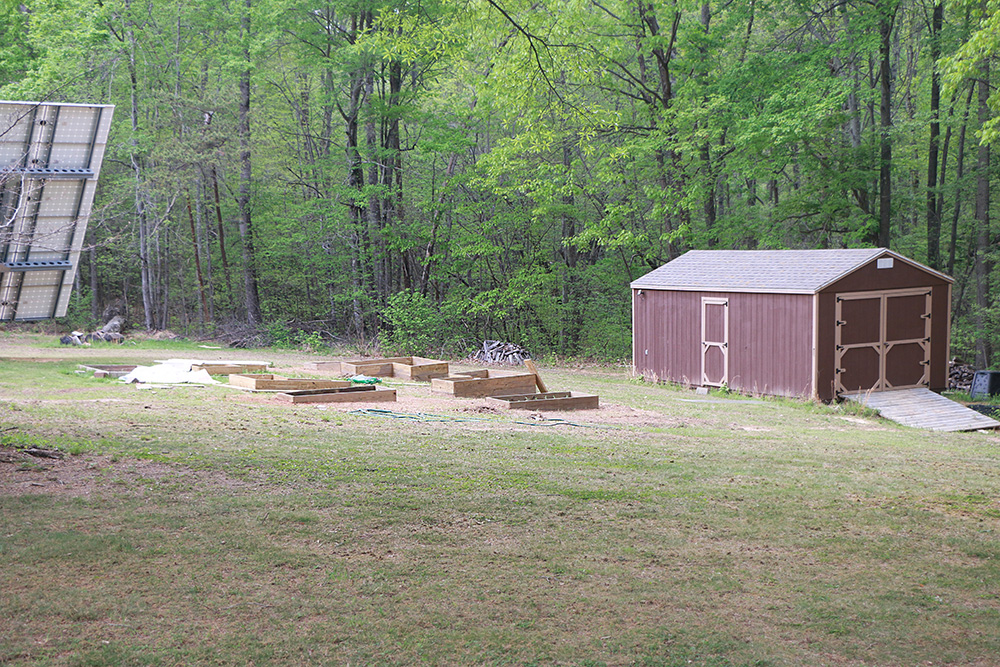 Brown shed