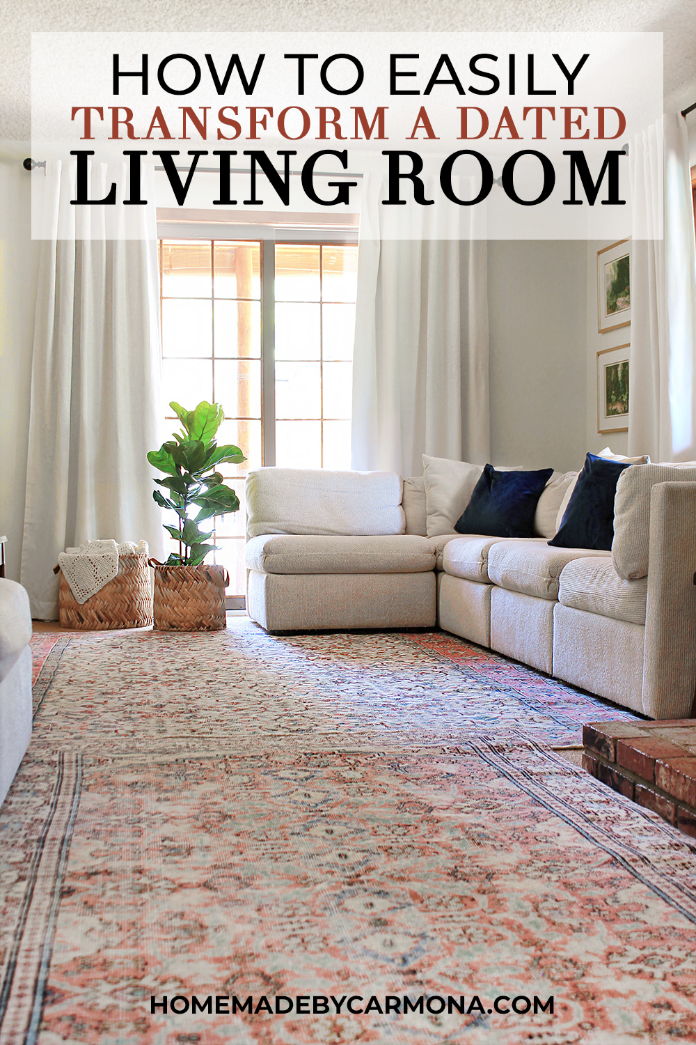 Howtoeasilytransformadatedlivingroom Home Made By Howtoeasilytransformadatedlivingroom Home Made By