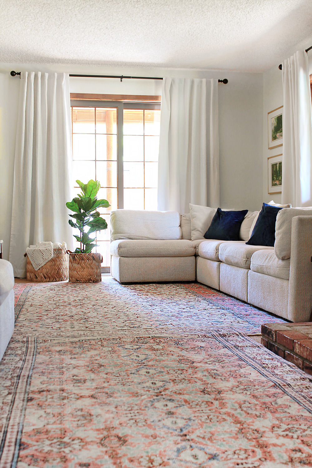 Family room in mountain home