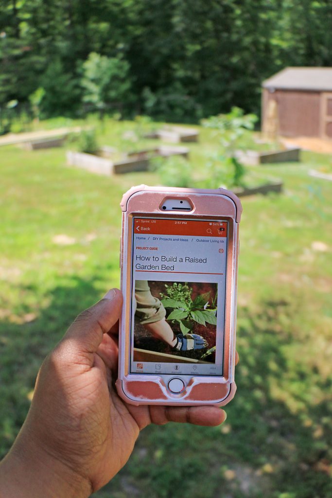 Mobile phone searching on The Home Depot app