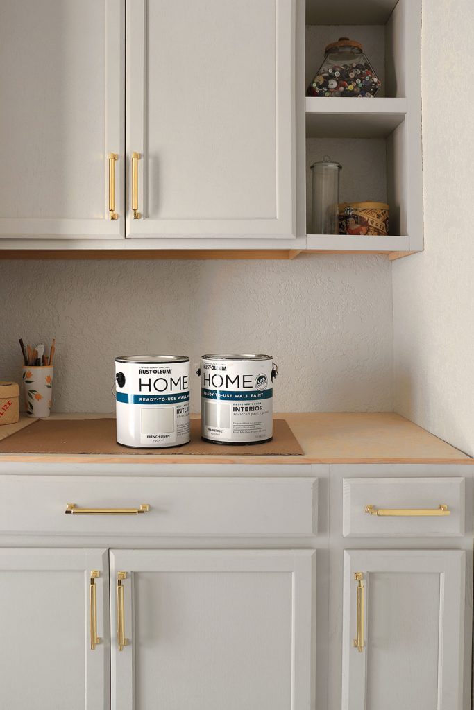 two cans of paint