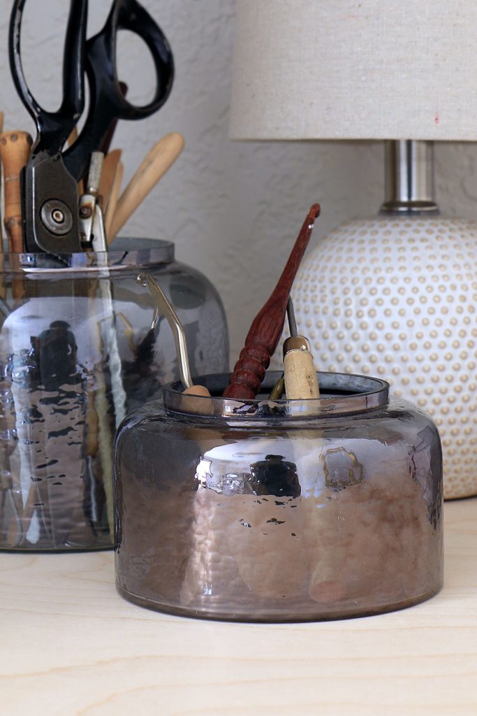 jars as decor and storage