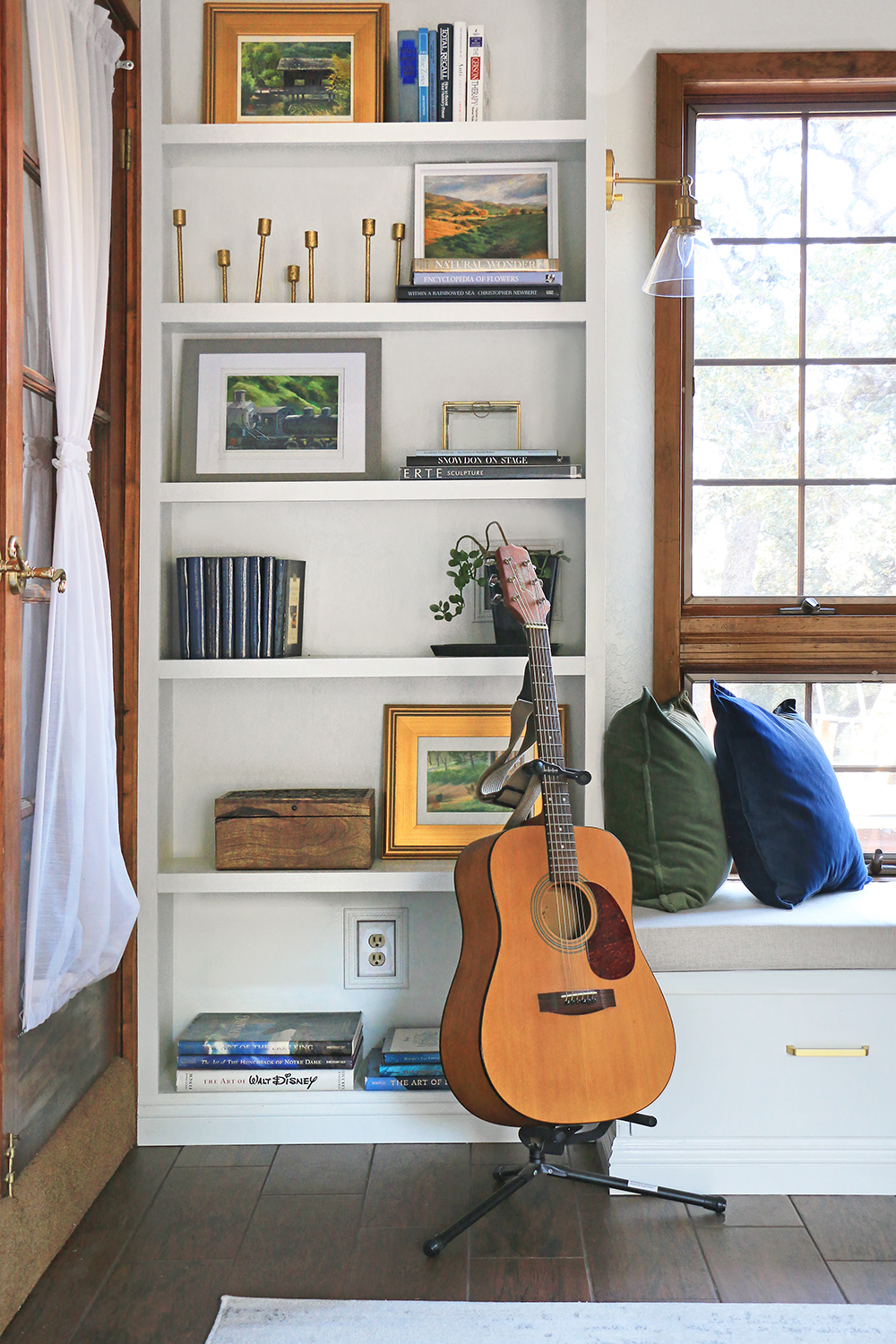 Library bookshelves