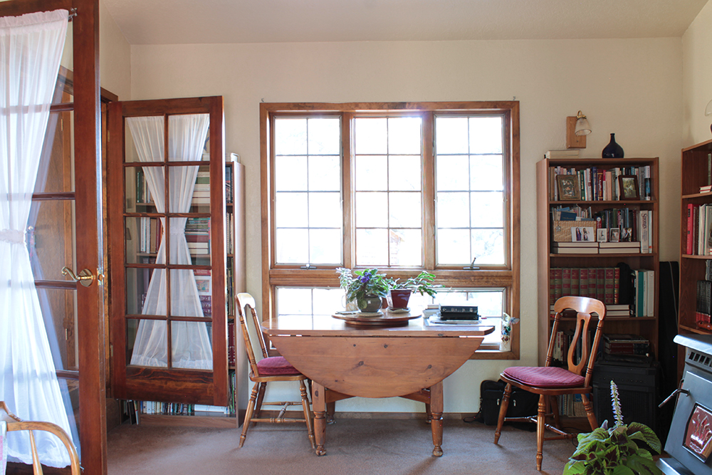 large window in library