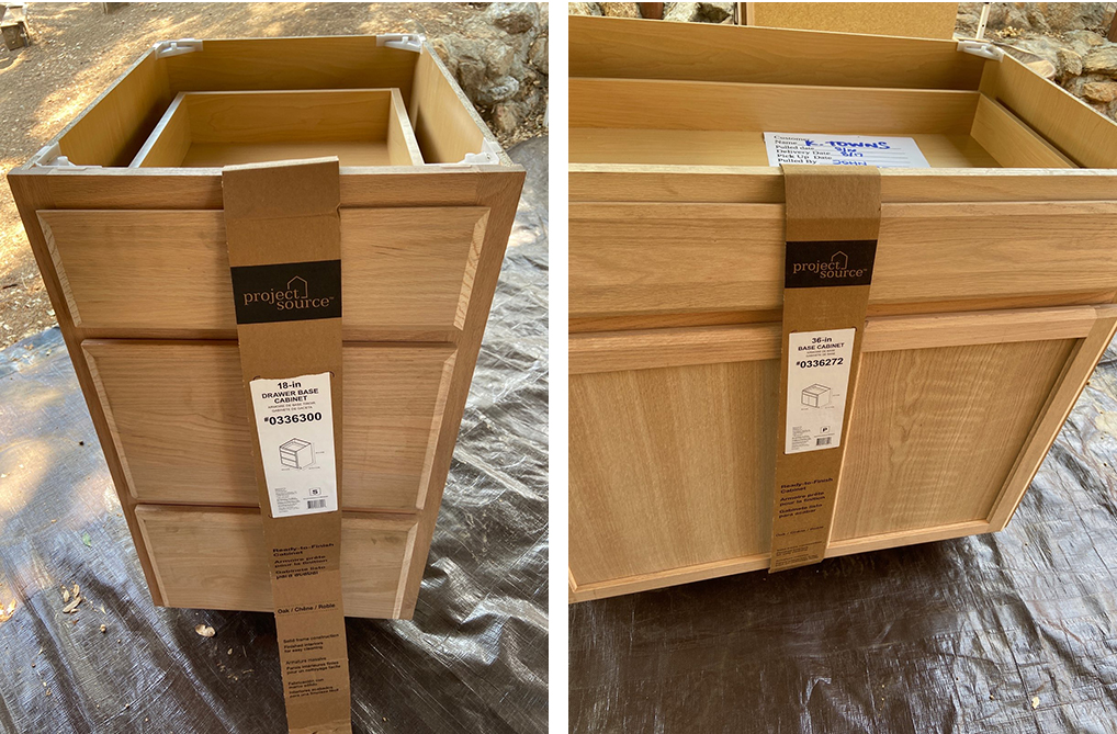 plain stock cabinets