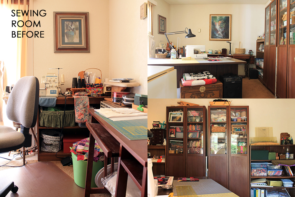 Sewing Room Before
