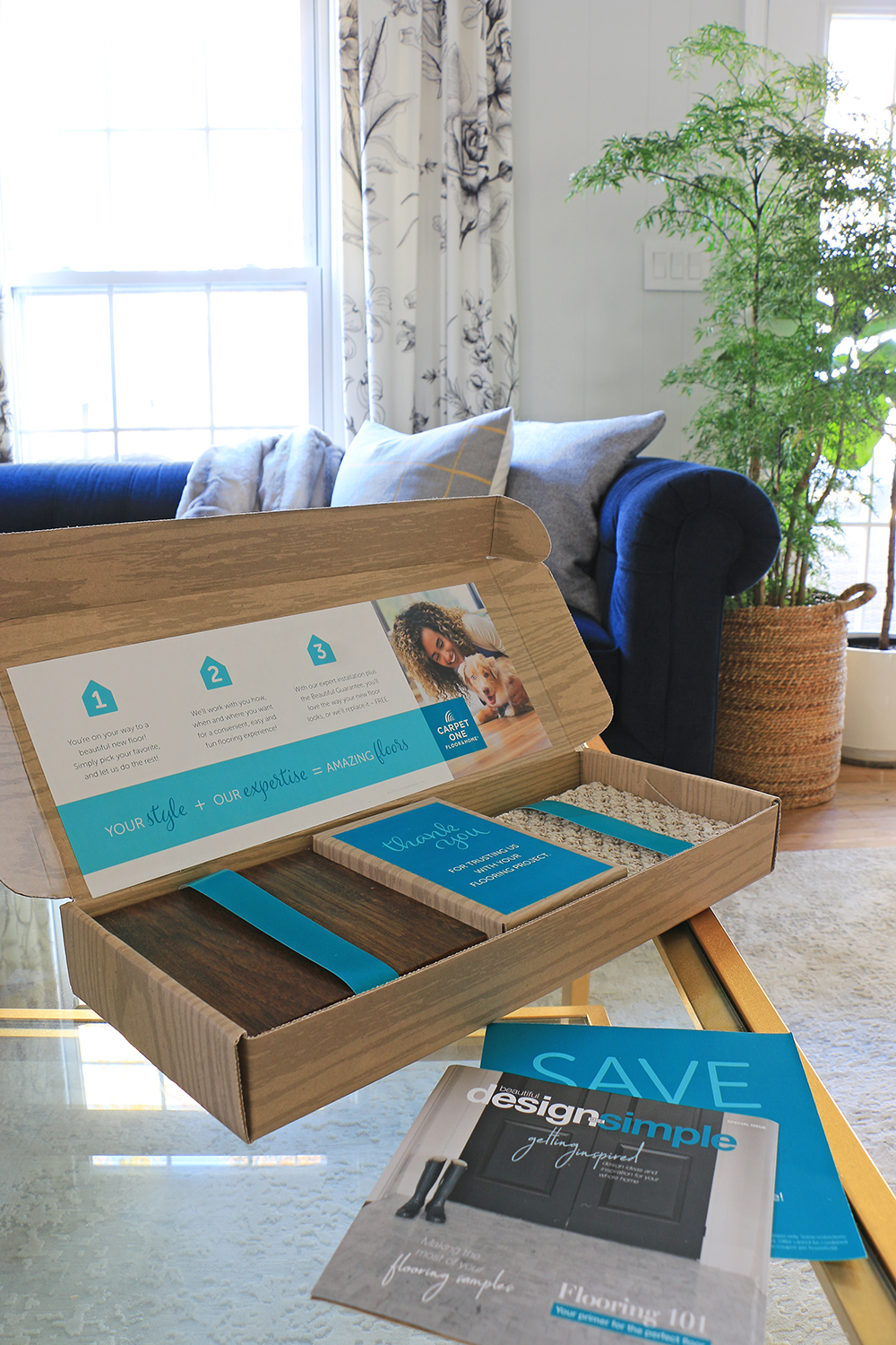 Carpet One floor sample kit