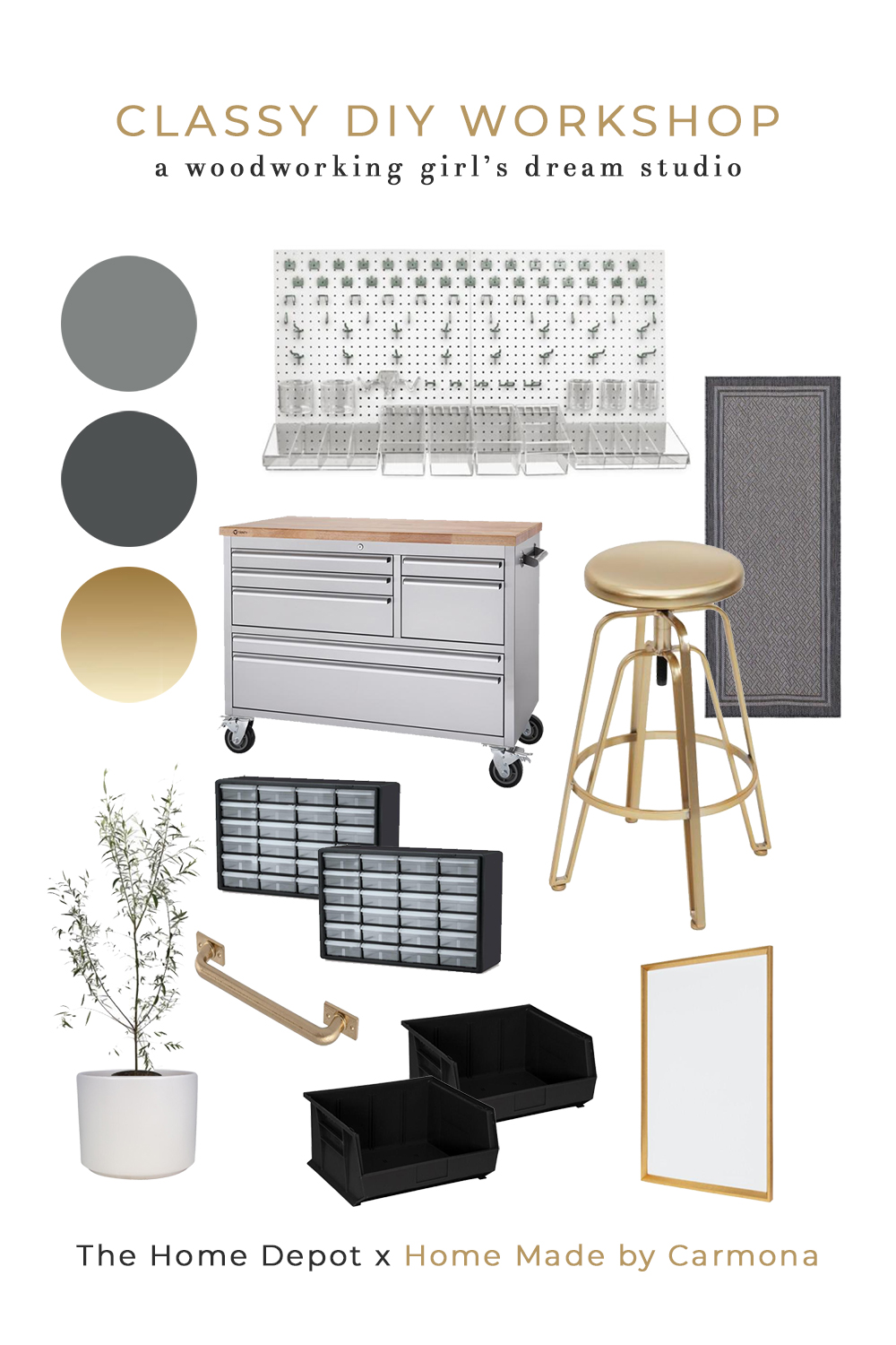 DIY Garage Workshop Moodboard