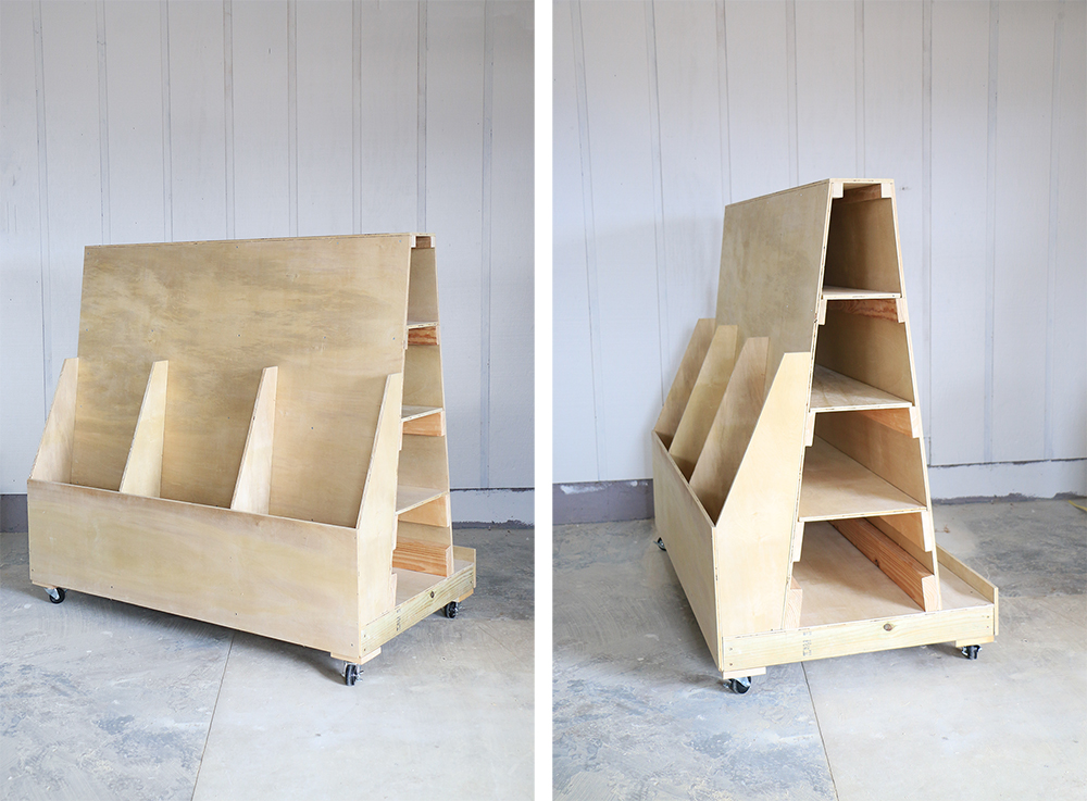 DIY wood cart