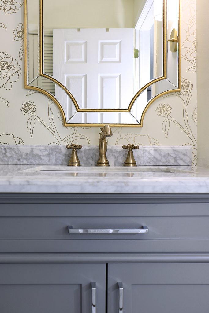 Bathroom vanity and sink