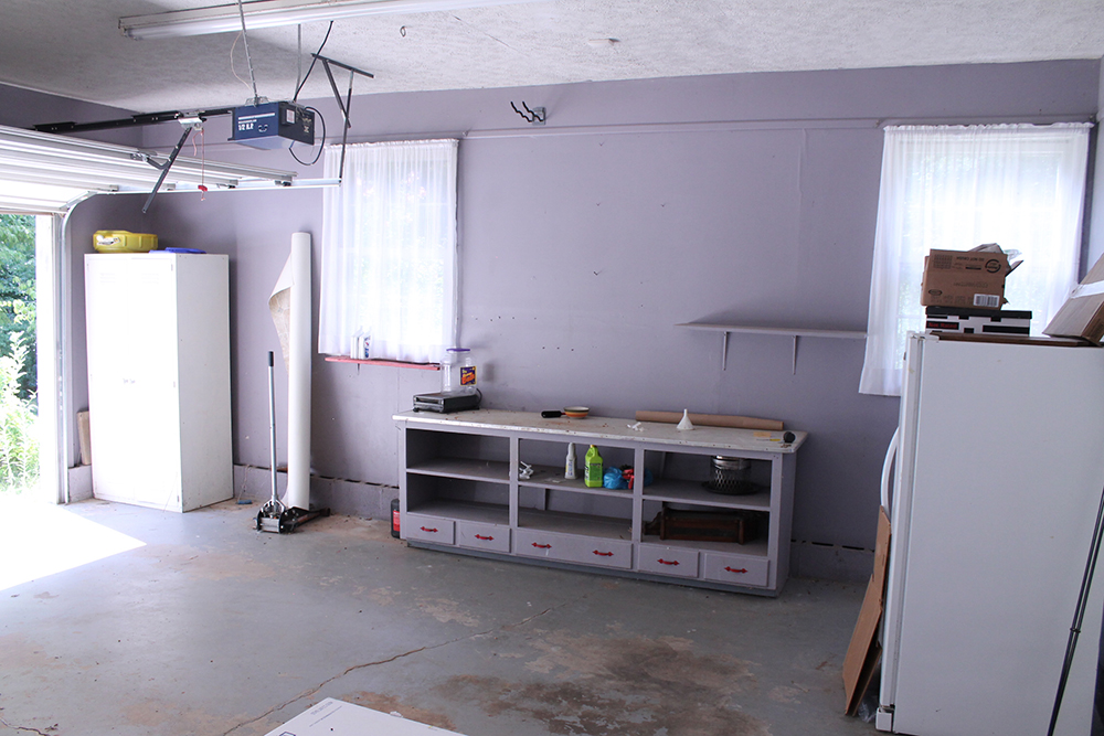 clean garage before pictures