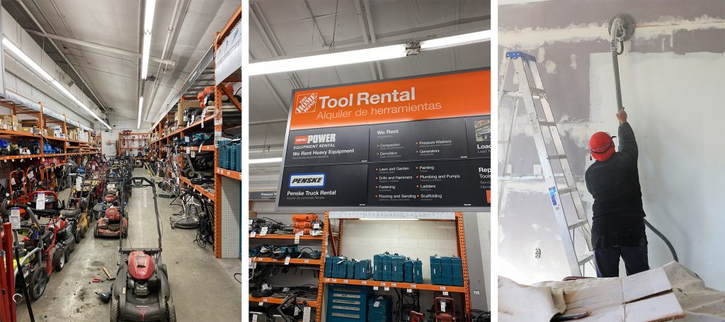 Tool rental center
