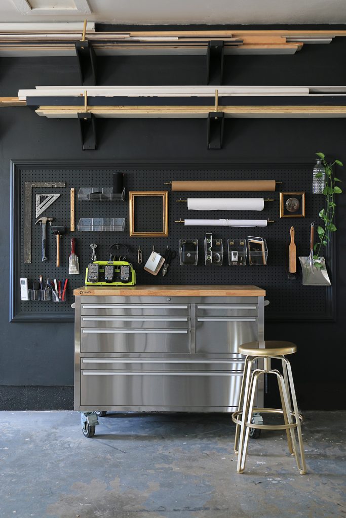 organized garage workshop