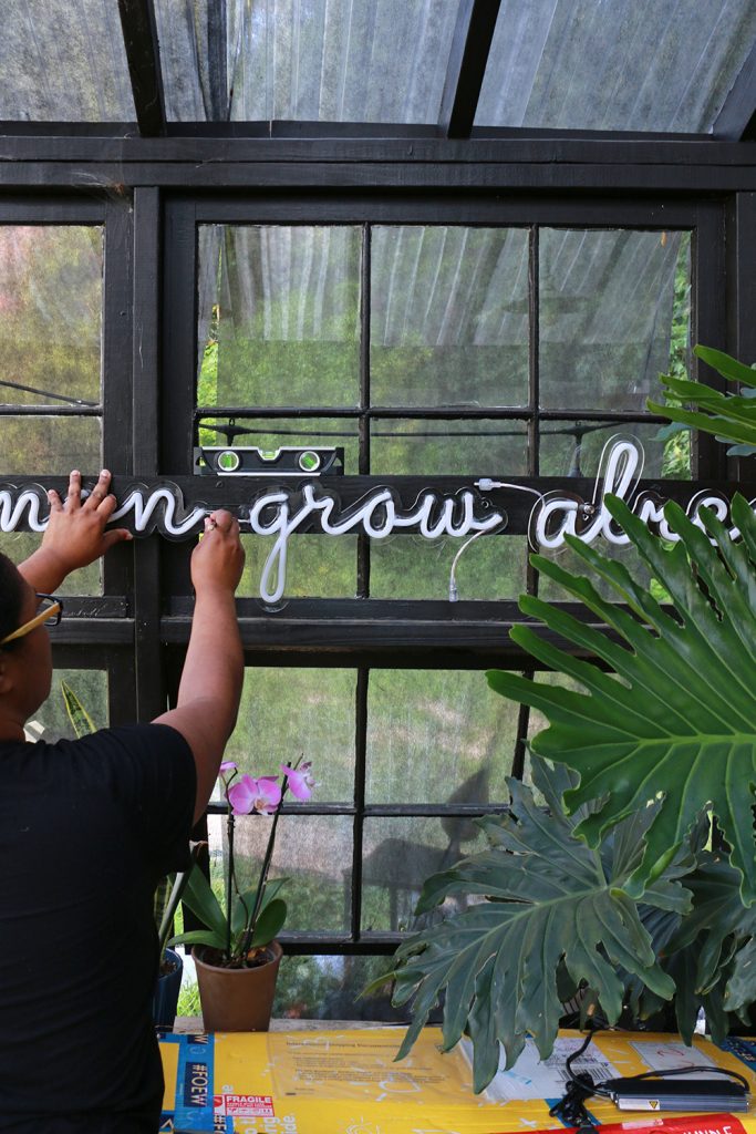 how to install an LED neon sign