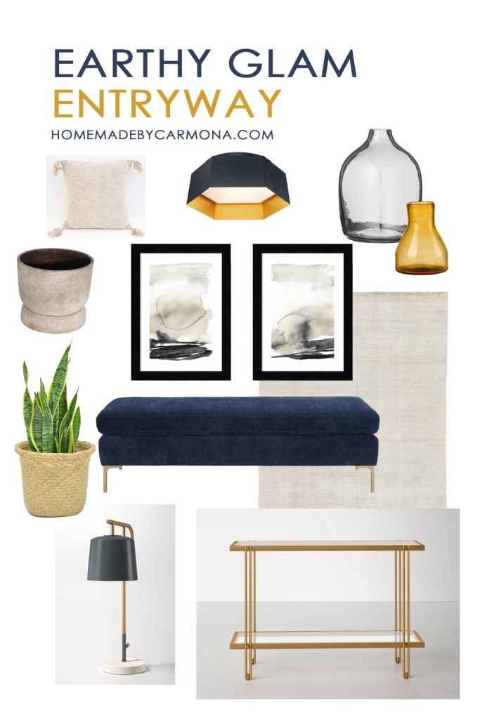 Earth Glam styled Entry