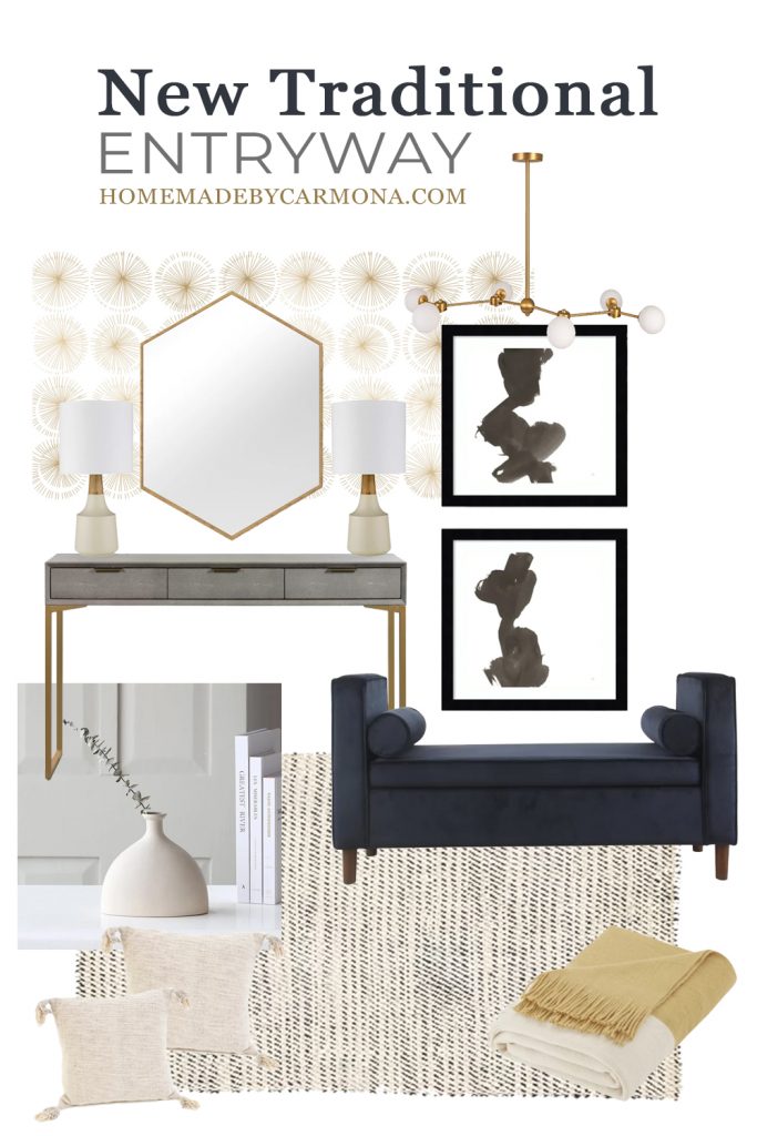 Transitional styled entry