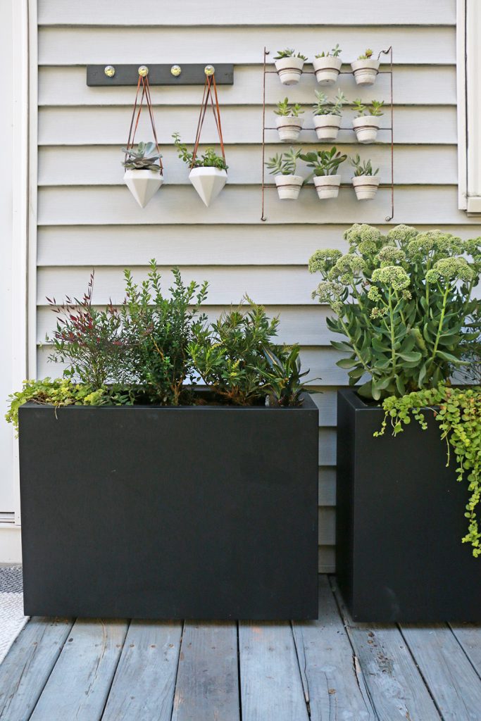 planters on landing