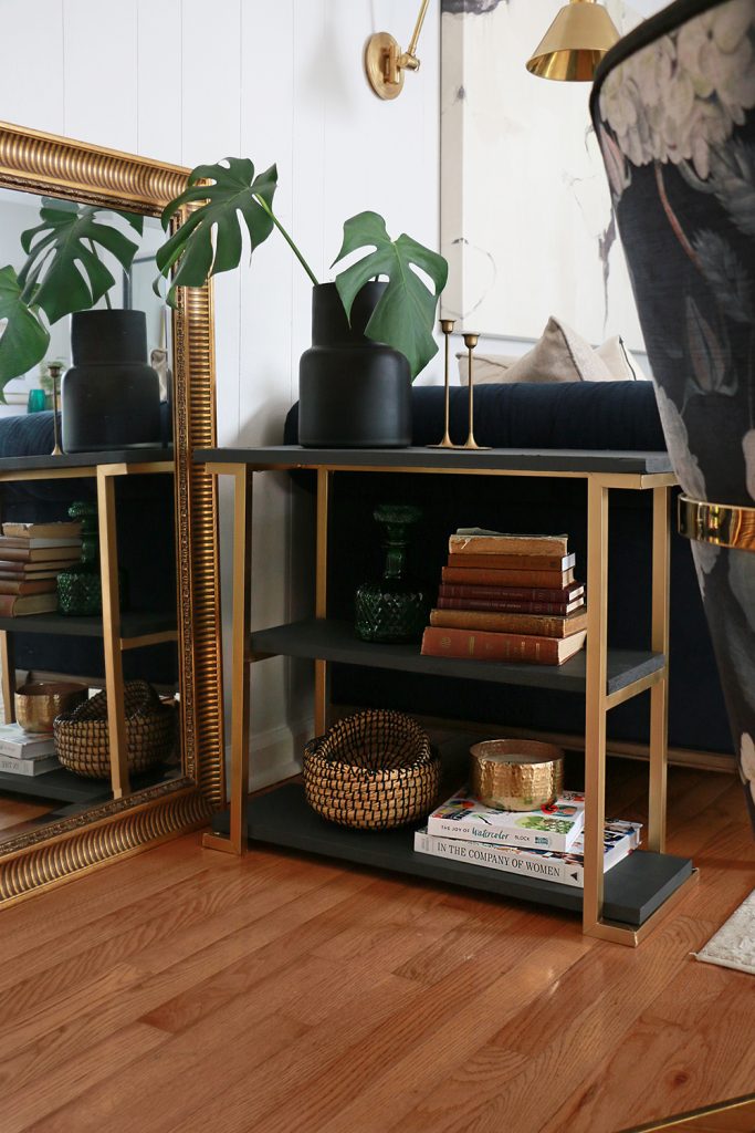 metal and wood diy bookcase