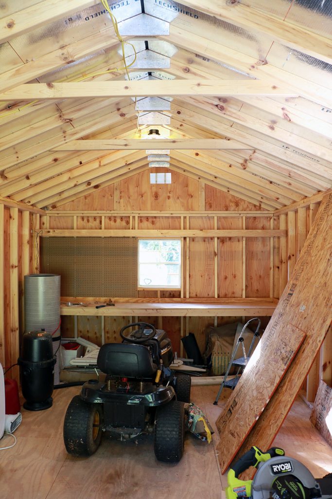 shed during deconstruction