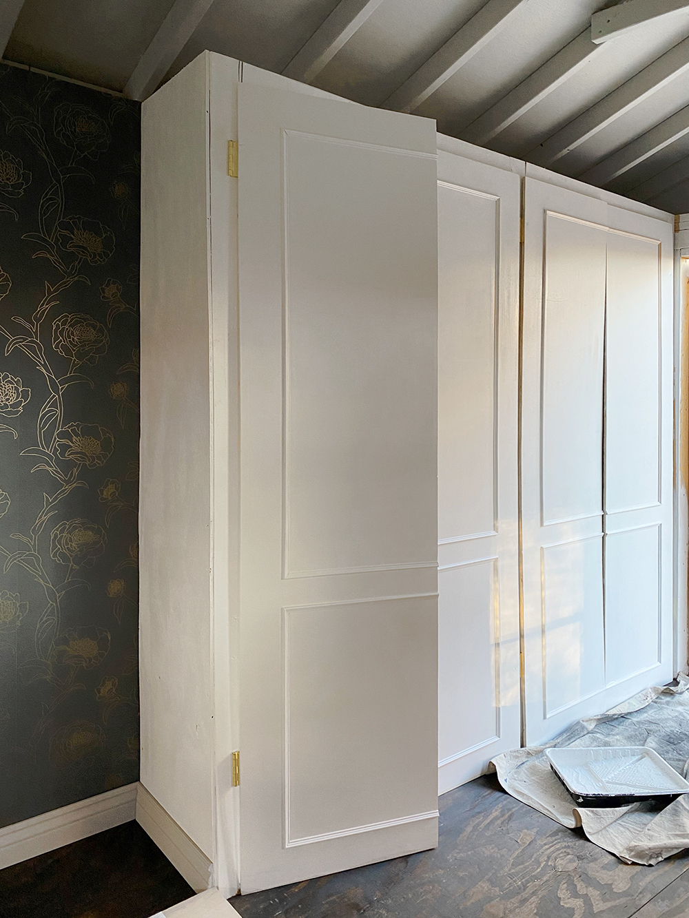 Moulding on closet doors